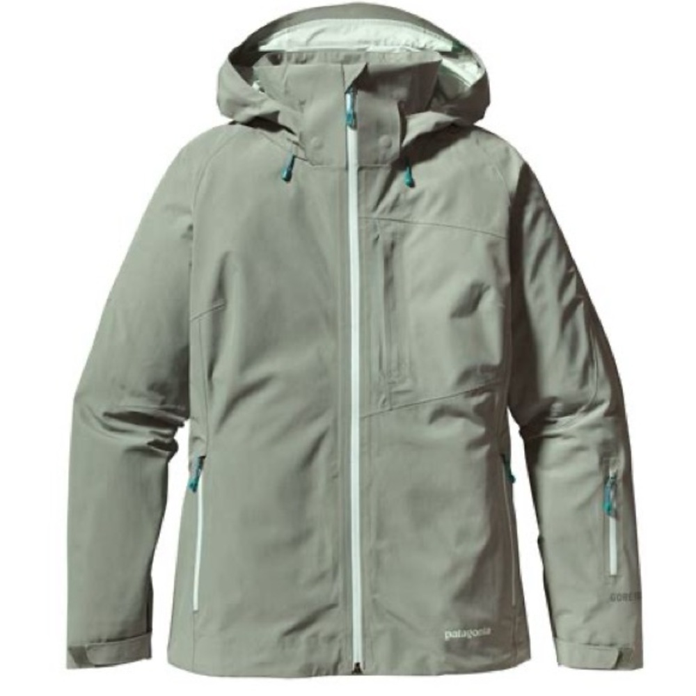 Patagonia Powder Bowl Jacket Shell - Light Green - XS - GUC